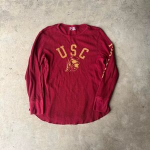USC waffle knit University Long sleeve tee Womens 2x